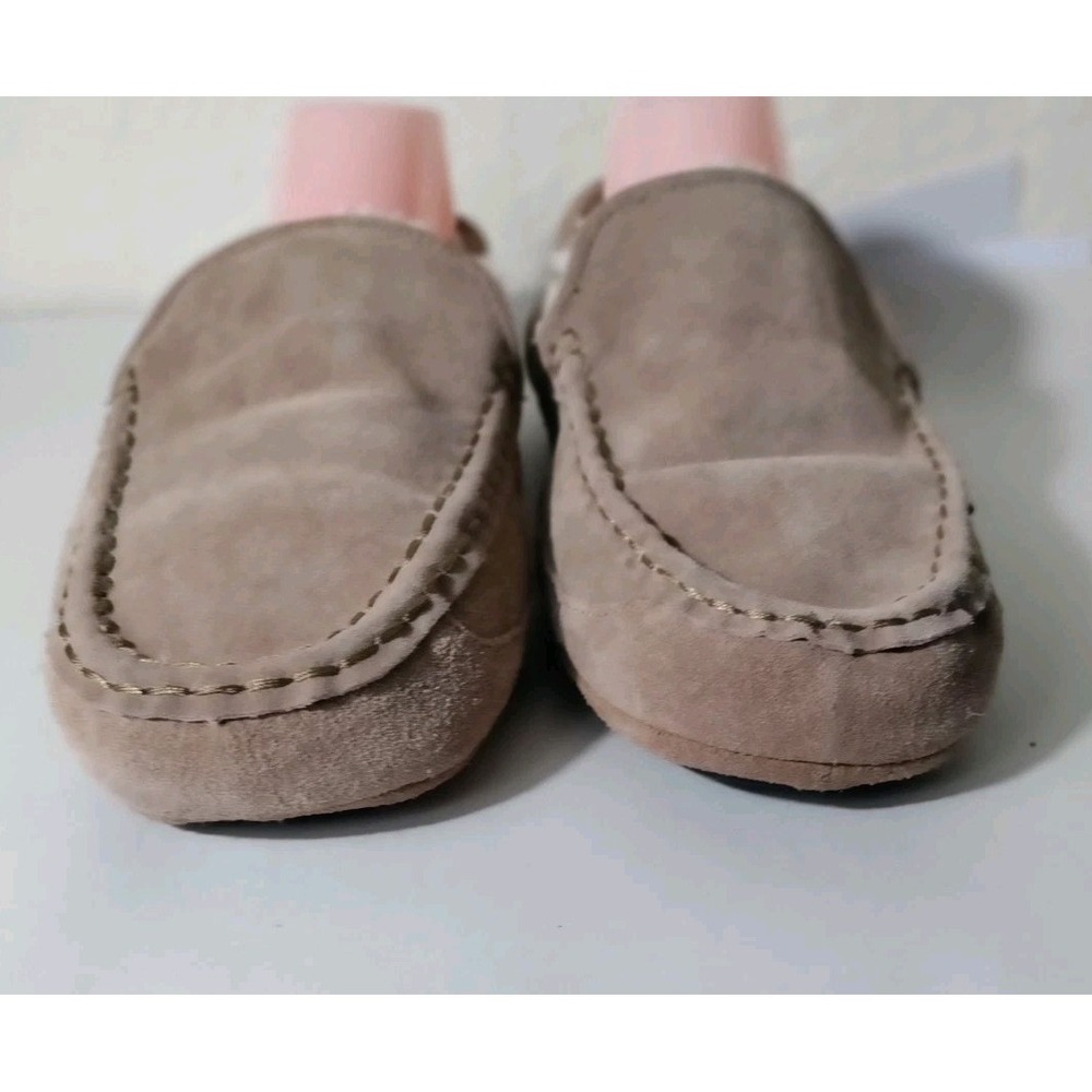 Eddie‎ bauer Jason mens slippers size 13 leather suede brown with rubber sole
